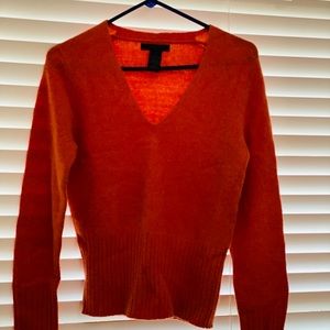 Vintage The Limited orange Vneck sweater